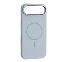 Чохол Liquid Silicone Case Metal Camera MagSafe для iPhone 17 Air Sky Blue mag-2000001638514144123
