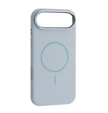 Чохол Liquid Silicone Case Metal Camera MagSafe для iPhone 17 Air Sky Blue mag-2000001638514144123