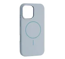 Чохол Liquid Silicone Case Metal Camera MagSafe для iPhone 16 Pro Max Sky Blue mag-2000001638613144133