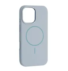Чохол Liquid Silicone Case Metal Camera MagSafe для iPhone 16 Pro Max Sky Blue mag-2000001638613144133