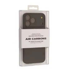 Чохол KZDOO Air Carbon for iPhone 17 Pro Black mag-2000001639412144292