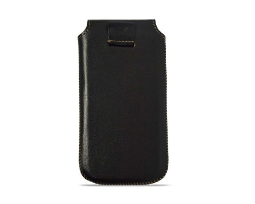 чохол витяжка шкіряний Grand КМ для Samsung S5610/S5611 чорний mag-2000000600901135477