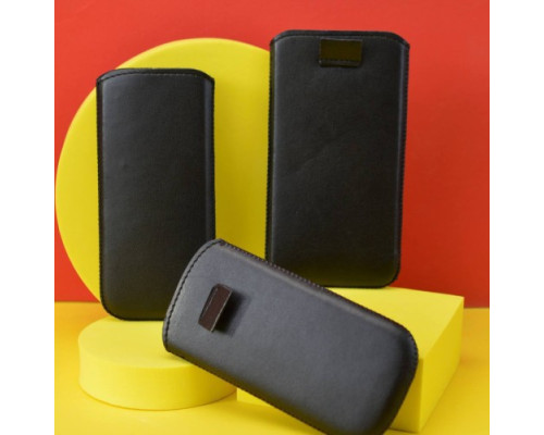 Чохол витяжка шкіряний Grand for FLY FF282/Nokia 125 DS Чорний mag-2000000863603140708