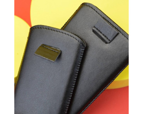 Чохол витяжка шкіряний Grand for FLY FF282/Nokia 125 DS Чорний mag-2000000863603140708