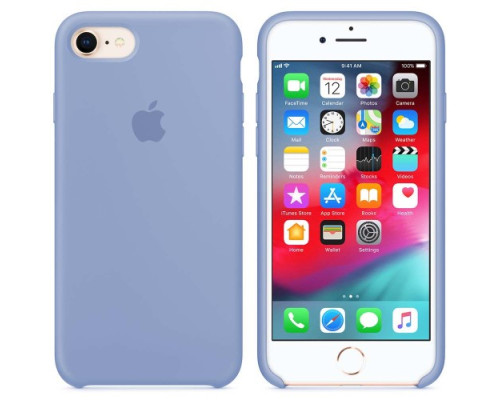 Чохол Silicone case for iPhone 7/8 ( 5) lilac cream mag-200000088890311894
