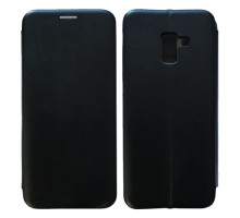 Чохол-книжка Level for Samsung A8 Plus 2018 (A730) Black mag-200000089234412128