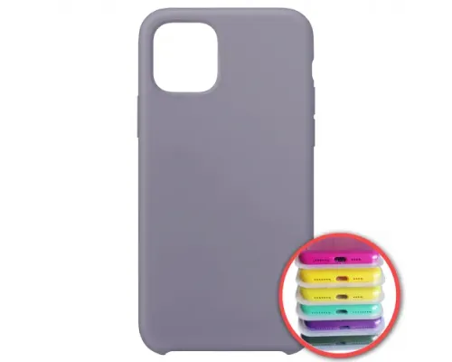 Чохол Silicone Case Full Copy for iPhone 11 (46) lavander gray mag-2000001085585147855