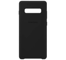 Чохол Silicone Case Full for Samsung S10 Black mag-200000101380928458