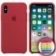 Чохол Silicone Case Full Copy for iPhone X/XS (36) rose red mag-20000010315823247