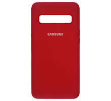 Чохол Silicone Case Full for Samsung S10 Red mag-200000113419149556