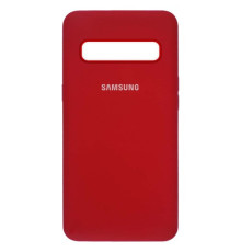 Чохол Silicone Case Full for Samsung S10 Red mag-200000113419149556