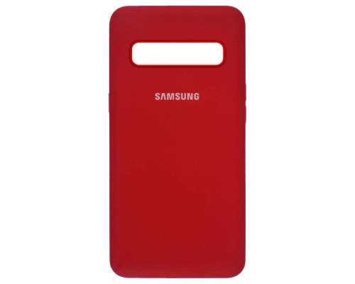 Чохол Silicone Case Full for Samsung S10 Red mag-200000113419149556