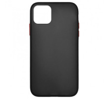 Чохол-бампер захисний Gingle Matte Case iPhone 12 Pro Max black/red mag-20000012416605301