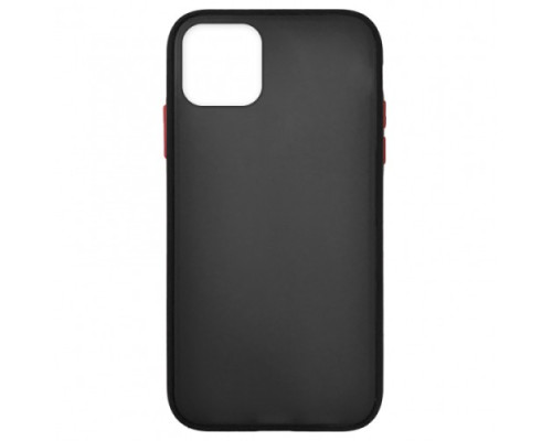 Чохол-бампер захисний Gingle Matte Case iPhone 12 Pro Max black/red mag-20000012416605301