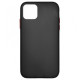 Чохол-бампер захисний Gingle Matte Case iPhone 12 Pro Max black/red mag-20000012416605301