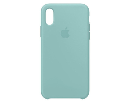 Чохол Silicone case for iPhone XS Max (73) light cyan mag-200000126857536681