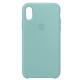Чохол Silicone case for iPhone XS Max (73) light cyan mag-200000126857536681