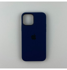 Чохол Silicone Case Copy with MagSafe for iPhone 12/12 Pro Deep Navy mag-200000127401959808