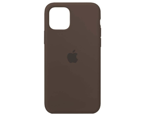 Чохол Silicone Case Full for iPhone 12 Pro Max (22) brown mag-200000128021861419