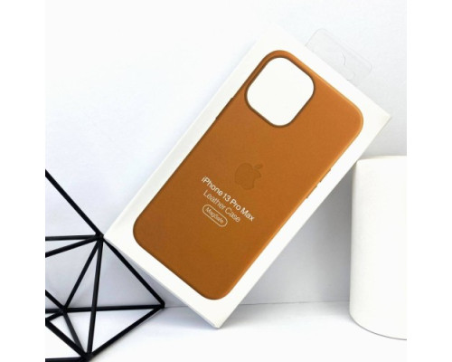 Чохол Leather Case with MagSafe for iPhone 13 Pro Dark Cherry mag-200000135245843845