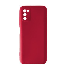 Чохол Silicone Case Camera (no logo) для Samsung A03S (A037) red mag-2000001365120100983