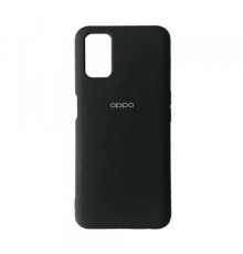 Чохол Silicone Case Full for Oppo A16/A55 Black mag-200000138843336161