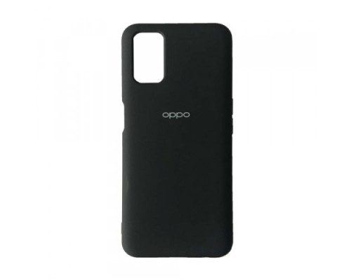 Чохол Silicone Case Full for Oppo A16/A55 Black mag-200000138843336161