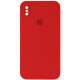 Silicone Case Full Camera Square side for iPhone XS Red mag-200000138975161730