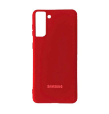 Чохол Silicone Case Full for Samsung S21 FE Red mag-200000138997361169