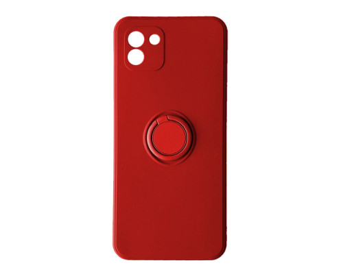 Чохол Ring Case для Samsung A03 (A035) 2021 Red mag-200000139150145611