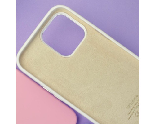 Silicone Case Full (Metal Frame and Buttons) for iPhone 14 Pro Max Lilac mag-200000144321740447