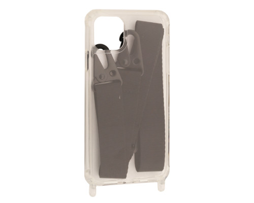 Чохол STRAP CLEAR CASE for iPhone 14 Pro Black mag-2000001449622103744