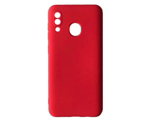Чохол Silicone Case Camera (no logo) для Samsung A20/A30 (A205F/A305F) red mag-2000001470275104456