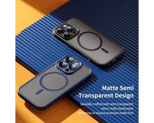 Чохол ROCK Guard Touch with Magnetic (Anti-drop Lens Protection) for iPhone 15 Titanium Black mag-2000001487273104796