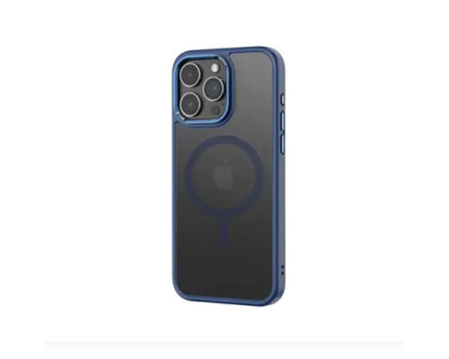 Чохол ROCK Metal-Lens Shield with Magnetic for iPhone 15 Titanium Blue mag-2000001487594104826