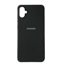 Чохол Silicone Case Full for Samsung A05 (A055) Black mag-2000001488560100151