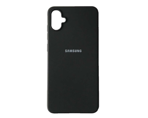 Чохол Silicone Case Full for Samsung A05 (A055) Black mag-2000001488560100151