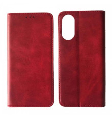 Чохол-книжка Black TPU Magnet for Oppo A58 Red mag-2000001495278136540