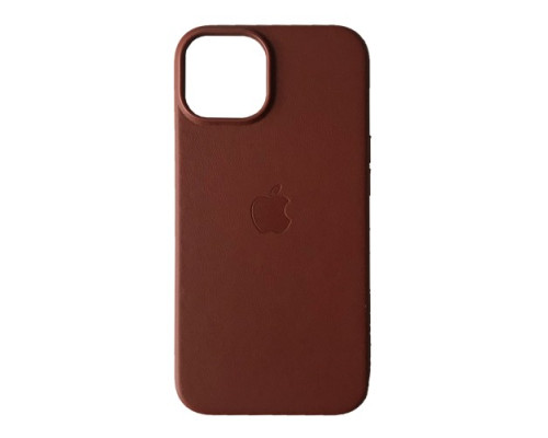 Чохол Original Leather Case with MagSafe for iPhone 14 Umber mag-200000141132213043