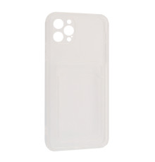 Чохол Silicone CARD CASE 1,5 mm for iPhone 14 Pro Transparent mag-200000141351713243