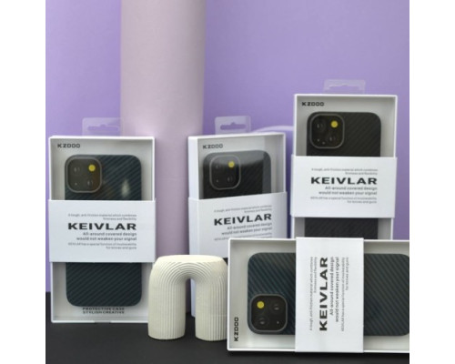 Чохол KZDOO KEIVLAR for iPhone 14 Plus Blue mag-2000001422397102816