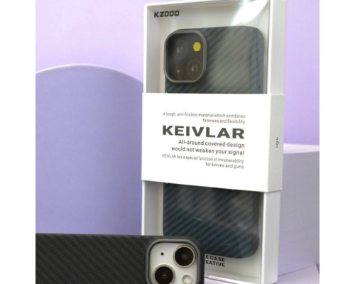 Чохол KZDOO KEIVLAR for iPhone 14 Plus Blue mag-2000001422397102816
