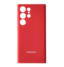 Чохол Silicone Case Full for Samsung S22 Ultra 5G Red mag-200000142932739106