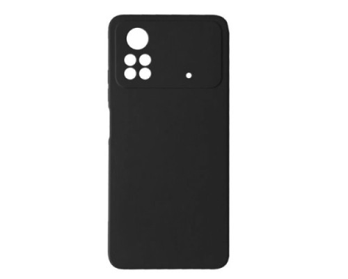 Чохол Silicone Case Camera (no logo) для Xiaomi Poco X4 Pro 5G black mag-2000001437629103302