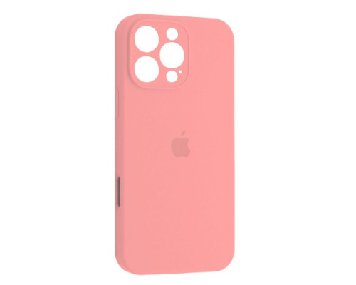 Чохол Silicone Case Full Camera Copy for iPhone 16 Pro ( 6) light pink mag-200000154691851999