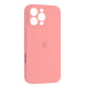 Чохол Silicone Case Full Camera Copy for iPhone 16 Pro ( 6) light pink mag-200000154691851999