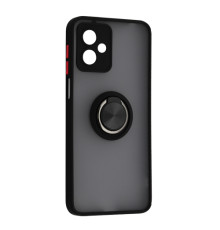 Чохол Gingle Ring Case for Motorola G54 Black mag-2000001560228137995