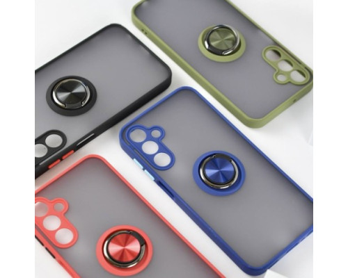 Чохол Gingle Ring Case for Samsung A05 (A055) Red mag-200000156037255775