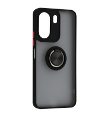 Чохол Gingle Ring Case for Xiaomi Redmi 13C/Poco C65 Black mag-200000156082255799