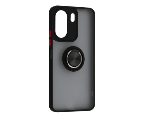 Чохол Gingle Ring Case for Xiaomi Redmi 13C/Poco C65 Black mag-200000156082255799